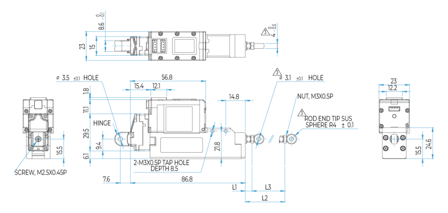 17Lf Servo Series 37mm Stroke 제원