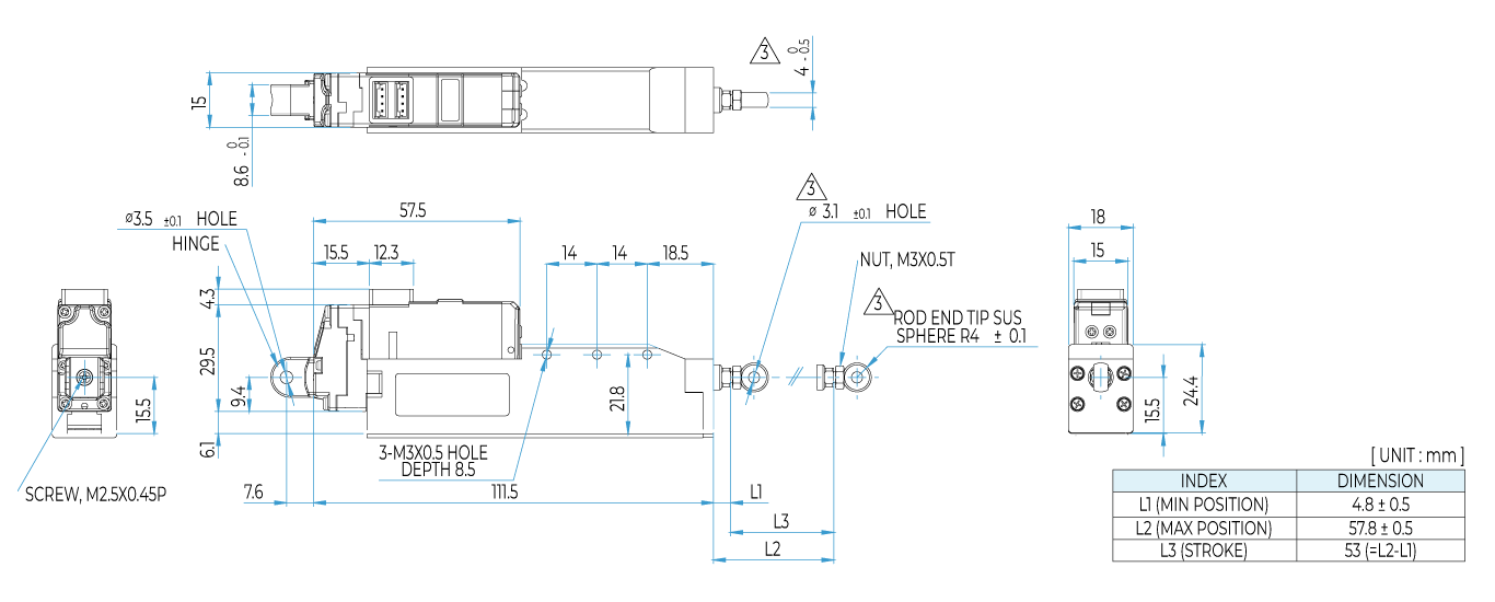 250616_제원_12Lf_mm_53mm - mightyZAP – Micro Linear Actuator